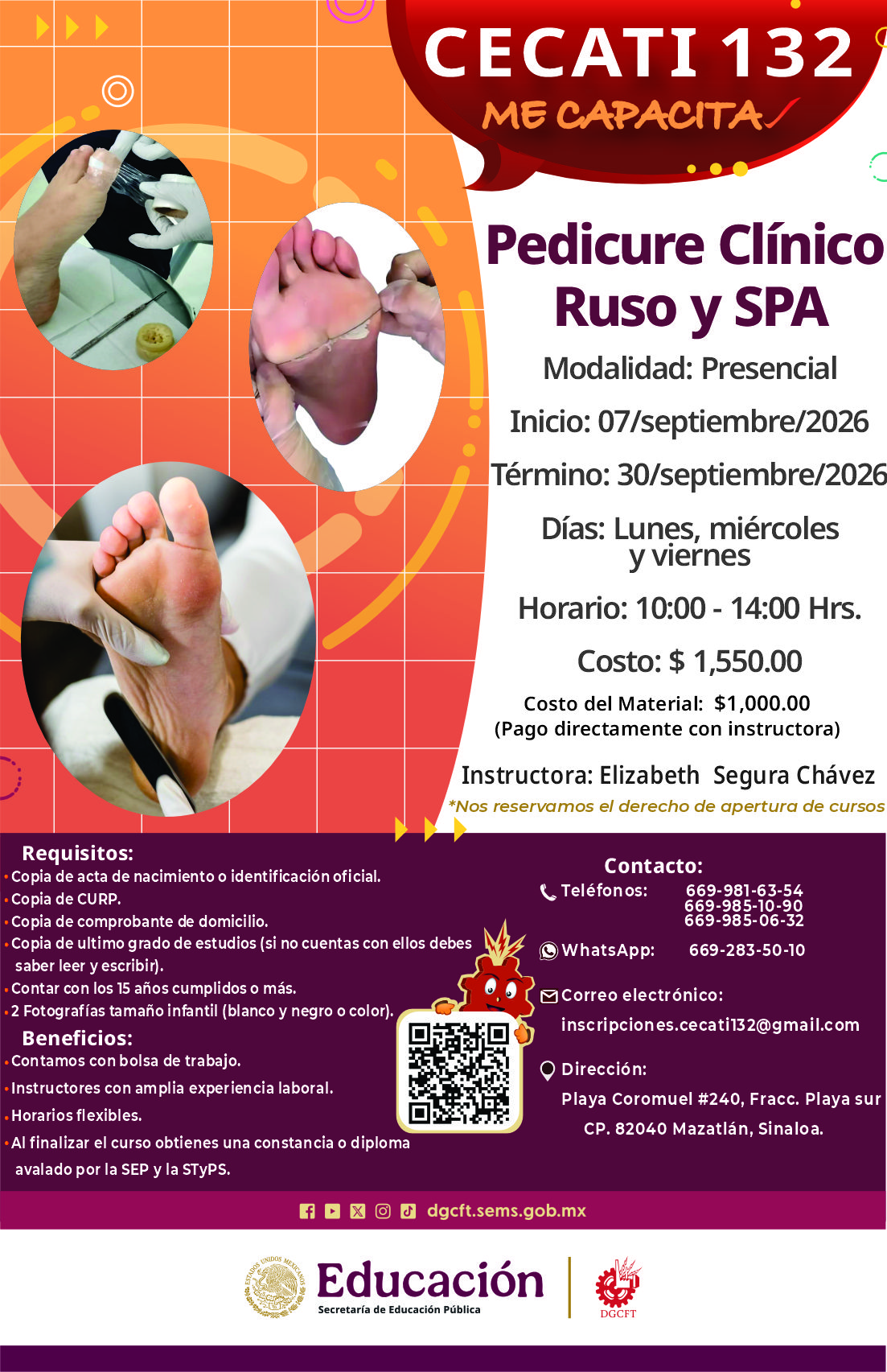 Pedicure Clínico, Ruso y Spa